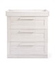 Atlas 4 Piece Cotbed with Dresser Changer, Wardrobe, and Premium Dual Core Mattress Set- White image number 6